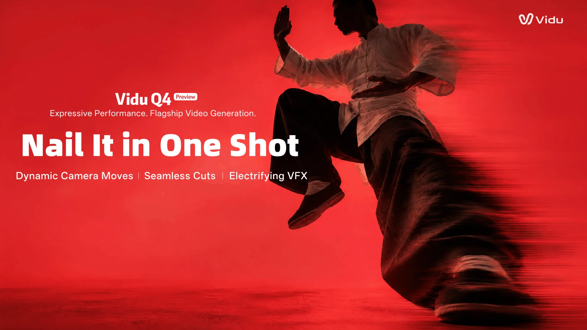 Nail It in One Shot: camera movement and visual effects generated with Vidu Q4 Preview